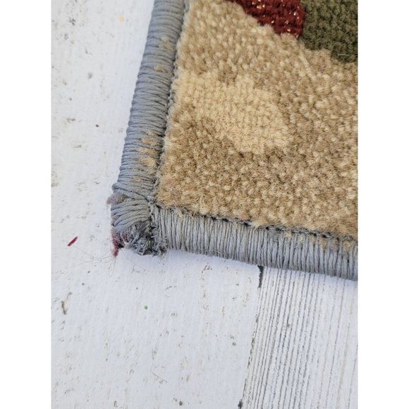 Snowman red Cardinals snow rug mat xmas decor - Picture 6 of 13